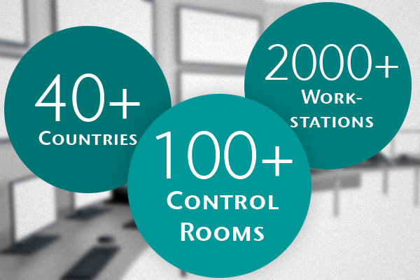 CONET UC Radio Suite - used in more than 100 Control Rooms, in more than 40 countries with a total of more than 2000 workstations 